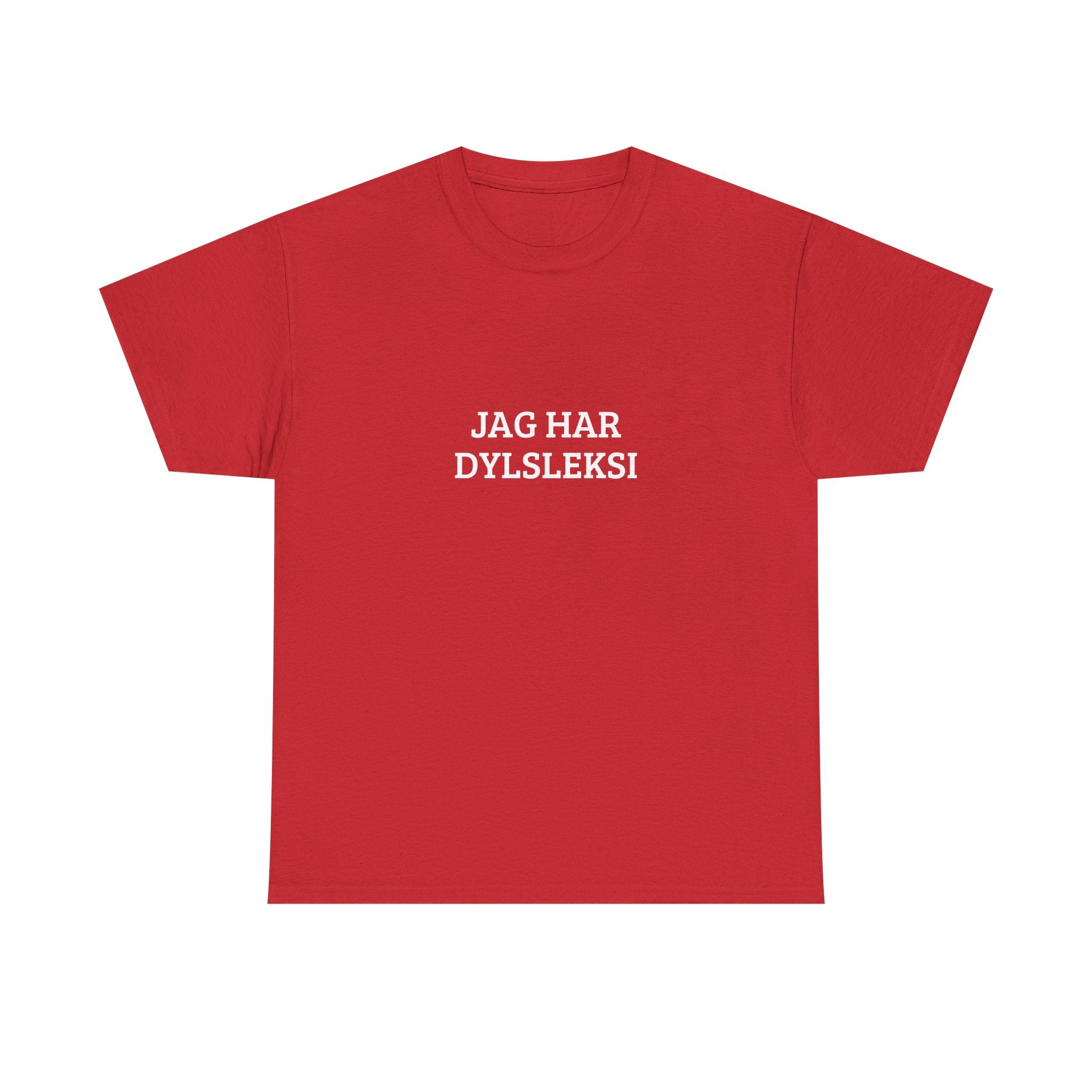 Dyslexia Awareness Tee — "Jag har dysleksi"