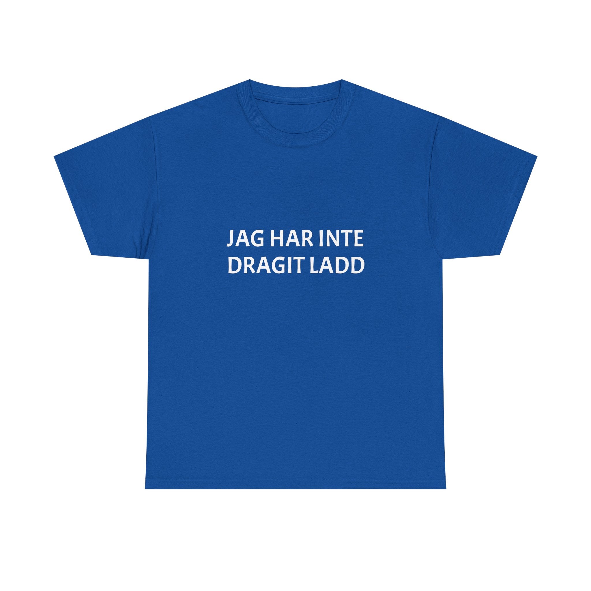Minimalist Tee — "Jag har inte dragit ladd"
