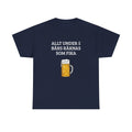 Beer Mug Tee — "Allt under 5 bärs räknas som fika"